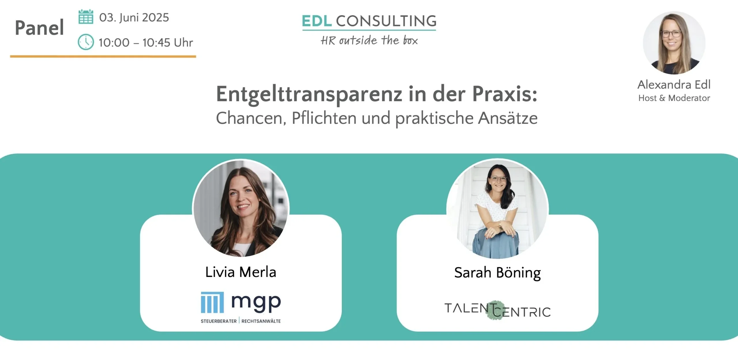 Panel: Entgelttransparenz in der Praxis